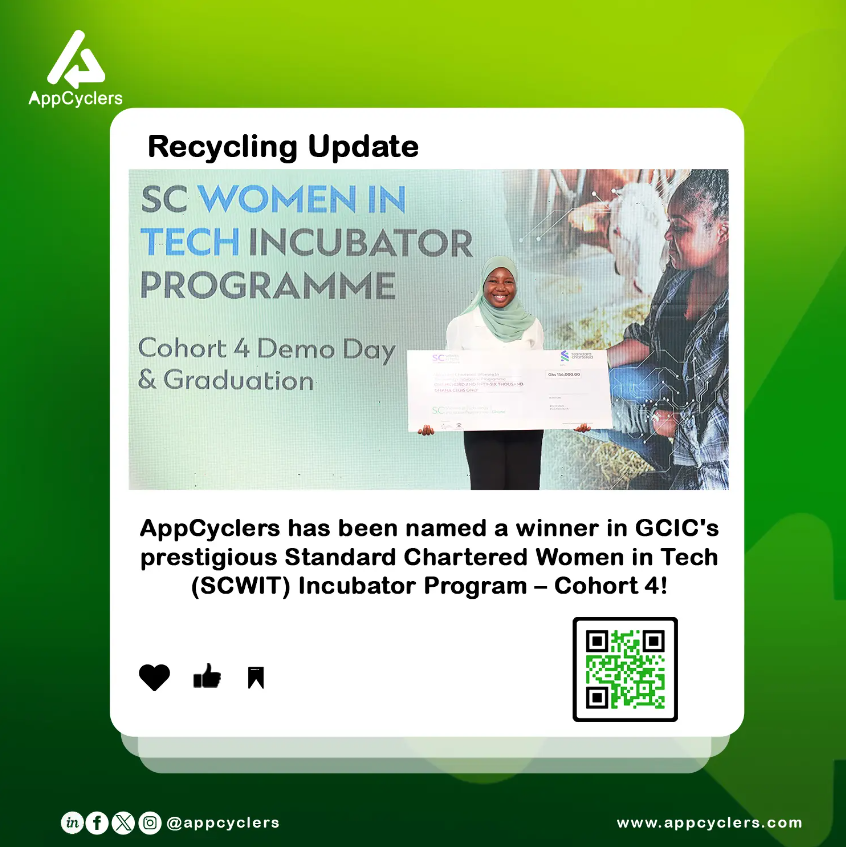 AppCyclers wins a grant from SCWIT Incubator Program